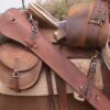 Leather Rifle Scabbard for Winchester Marlin Henry Lever Action – Handmade by Western Leather Gear