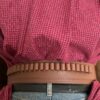 Cowboy Leather Cartridge Belt with Loops – .44/.45 Cal | Western Leather Gear