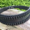 Handmade Leather Cartridge Belt – Western Gun Belt with 22 Cal Loops | Cowboy Action Shooting, Hunters & Shooters
