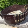 Handmade Leather Cartridge Belt – Western Gun Belt with 22 Cal Loops | Cowboy Action Shooting, Hunters & Shooters