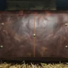 Leather Duffel Bag with Shoe Compartment – Men’s Weekender Overnight Travel Bag | Gym, Sports & Anniversary Gift