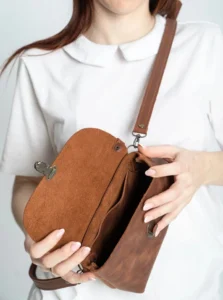Genuine Leather Handmade Crossbody Bag