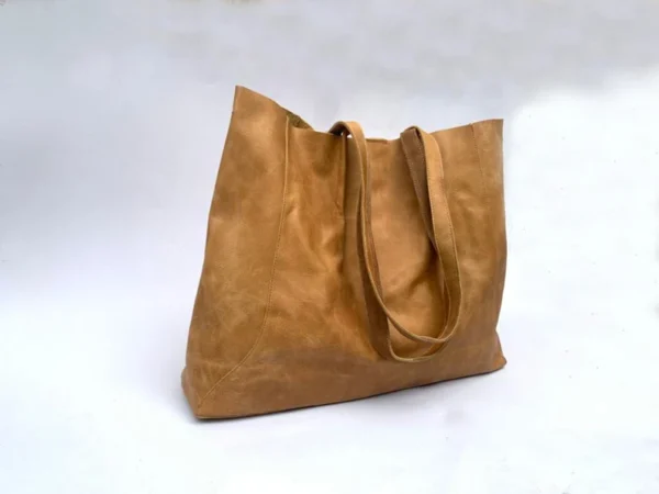 Tota Bag Handmade Distressed Brown Leather Tote Bag