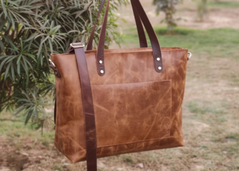 Handmade Tan Leather Tote Bag for Women | Work & Laptop Carryall | Rustic Brown Everyday Shoulder Bag