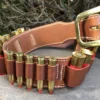 Leather Shotgun Shell Belt
