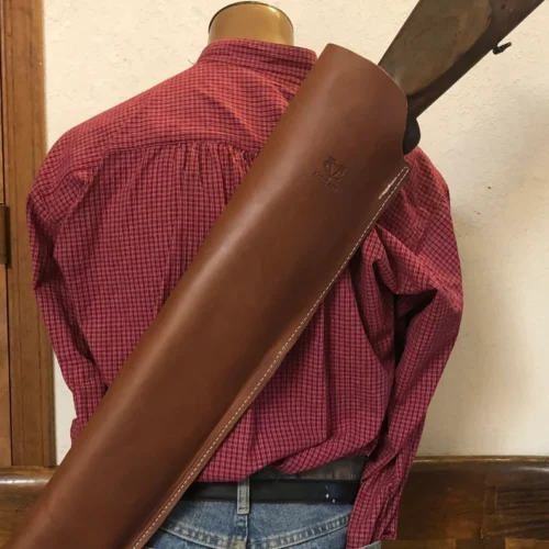 Leather Shotgun Scabbard Case