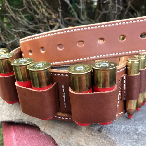 20 Gauge Leather Shotgun Shell Belt