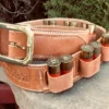 Leather Shotgun Shell Belt