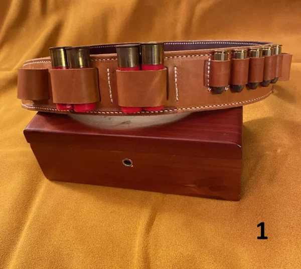 Leather Shotgun Shell Belt