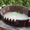 Leather Shotgun Shell Belt