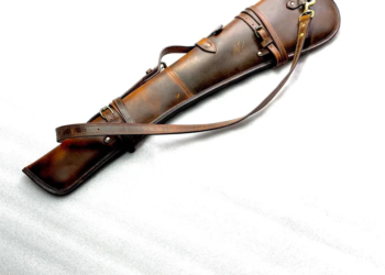 The Heritage Leather Rifle Scabbard – Premium Full-Grain Leather Case for Lever Action Rifles