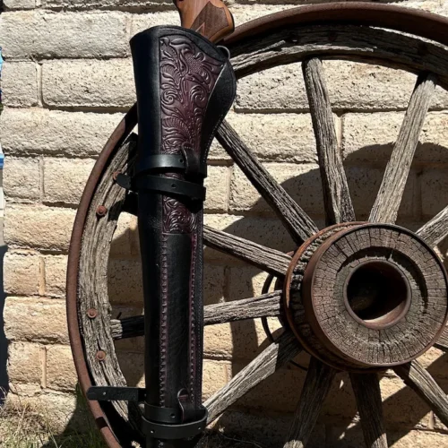 Premium Leather Rifle Scabbard