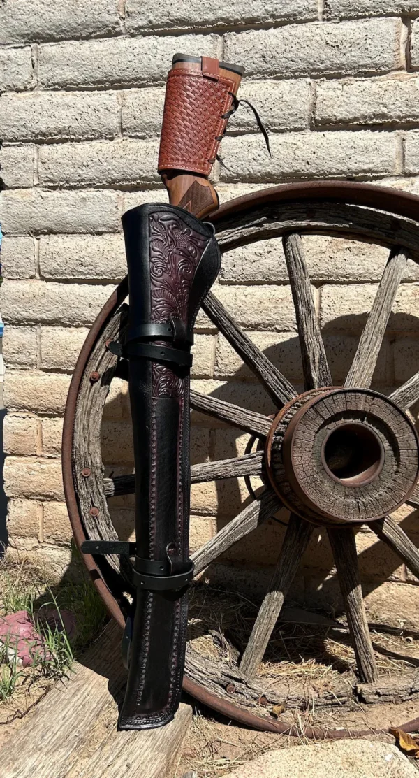 Premium Leather Rifle Scabbard