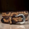 Sunflower Leather Belt