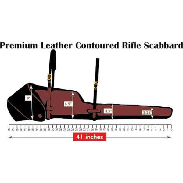 Leather Rifle Scabbard